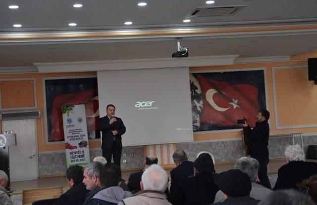 Kiraz, Zeytin Ve &Uuml;z&uuml;m Yetiştiriciliği Konulu Eğitim D&uuml;zenlendi 1