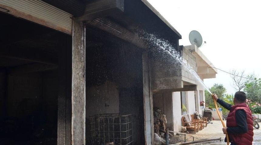 Hatay&rsquo;da &Ccedil;iftlik Yangını