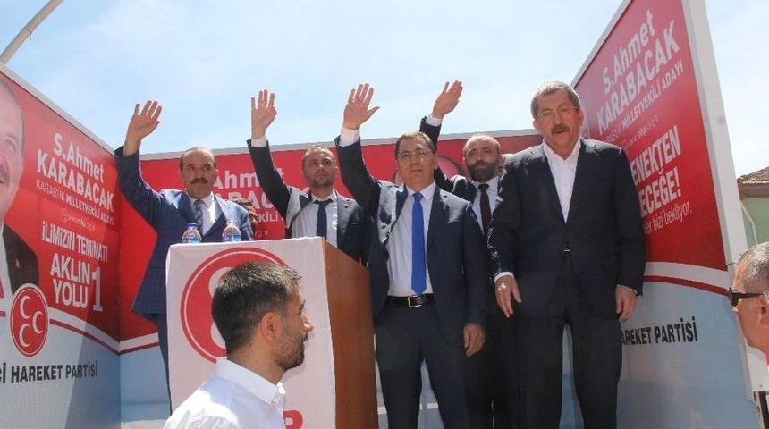 Mhp Se&ccedil;im &Ccedil;alışmalarına Eskipazar&rsquo;da Devam Etti