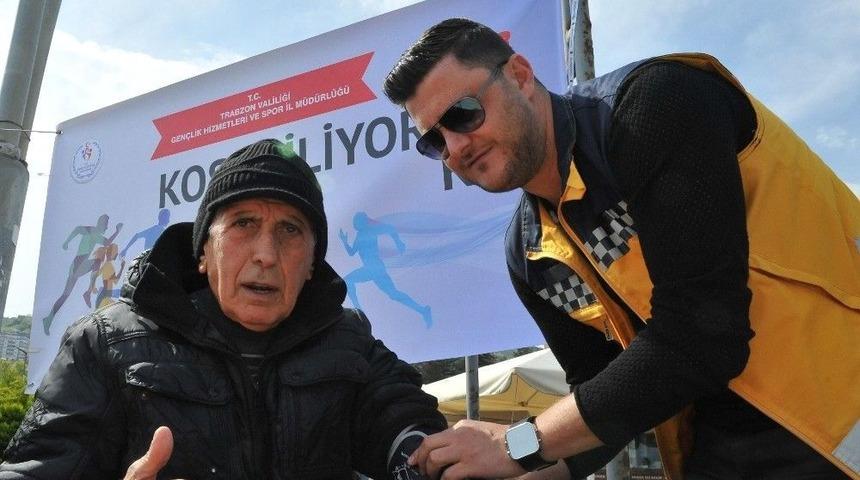 Trabzon, &lsquo;koşabiliyorken Koş Projesi&rsquo; İle Hareketsiz Yaşama &lsquo;dur&rsquo; Diyor