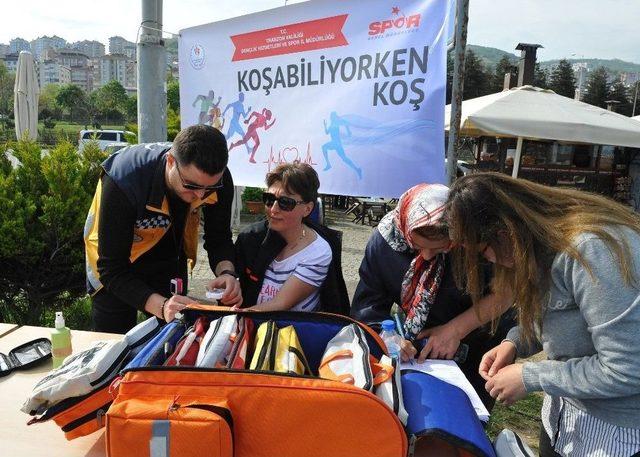 Trabzon, ‘koşabiliyorken Koş Projesi’ İle Hareketsiz Yaşama ‘dur’ Diyor