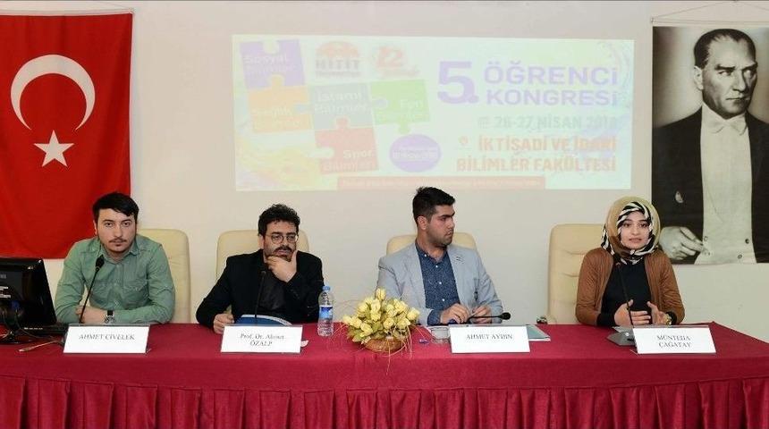 Hitit &Uuml;niversitesi 5. &Ouml;ğrenci Kongresi Sona Erdi