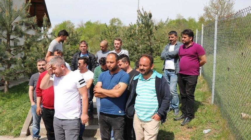 Bolu&rsquo;da Karayolları Taşeron İş&ccedil;ilerinden İş Bırakma Eylemi