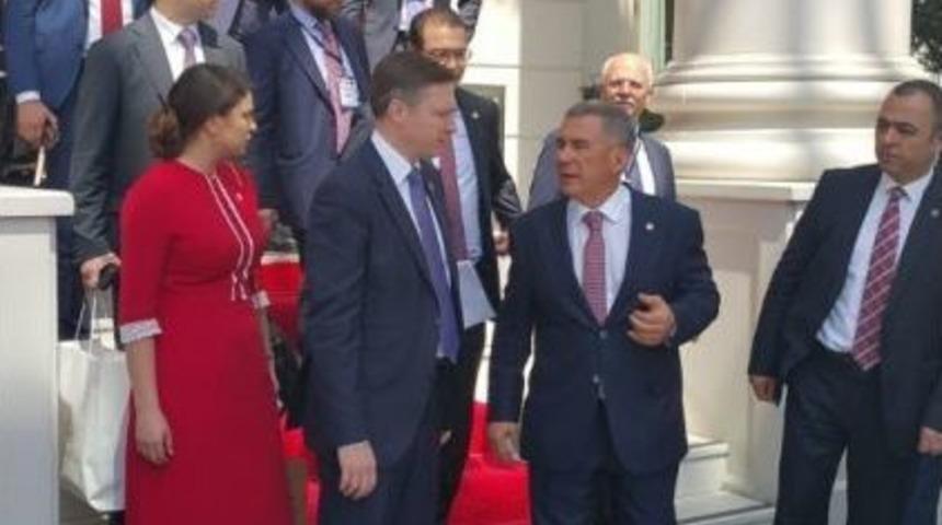 Eskişehir&rsquo;deki Kazan Tatarları Cumhurbaşkanı İle Minnihanov