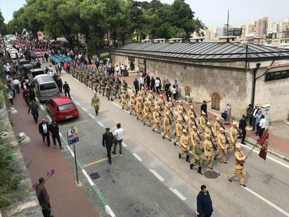 "bursa Seyyar Jandarma Taburu" &Ccedil;anakkale&rsquo;ye Uğurlandı