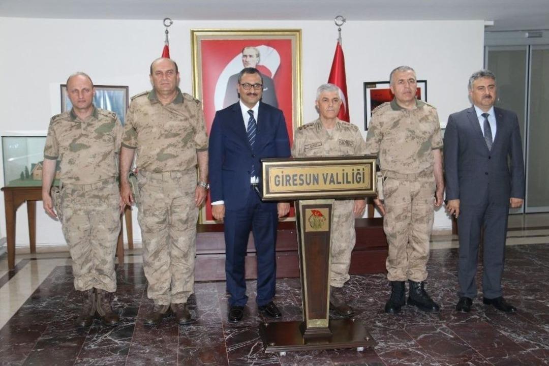 Jandarma Genel Komutanı Orgeneral &Ccedil;etin, Giresun&rsquo;da