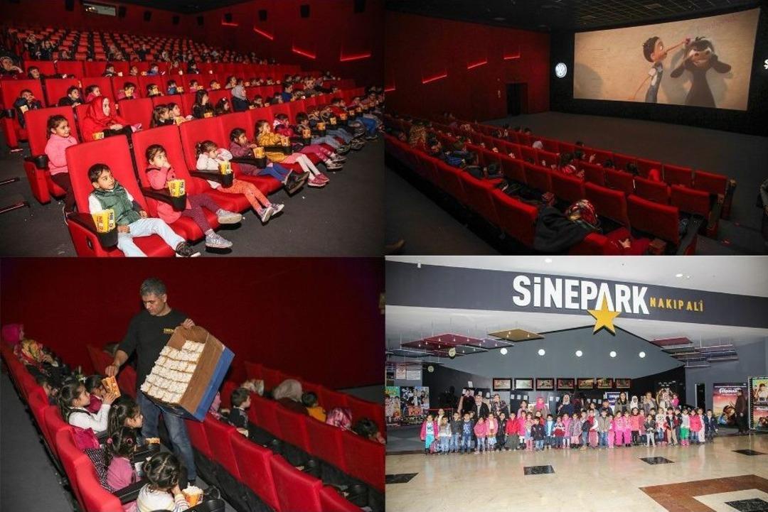 Şehitkamil&rsquo;deki Minikler Sinemada Buluştu
