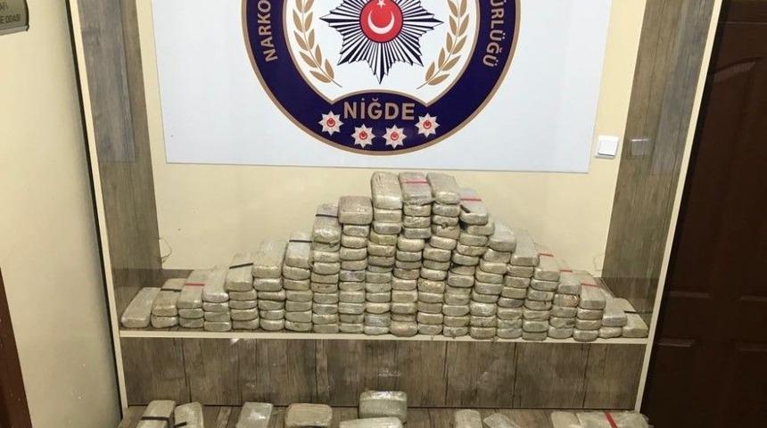 Niğde&rsquo;de 5 Milyon Tl Değerinde Eroin Ele Ge&ccedil;irildi