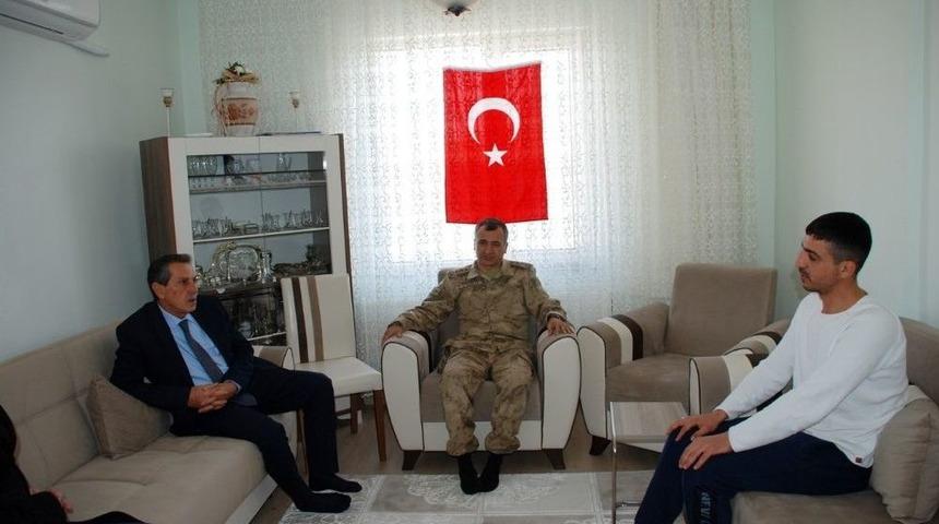 Vali Kalkancı&rsquo;dan Afrin Gazisine Ziyaret