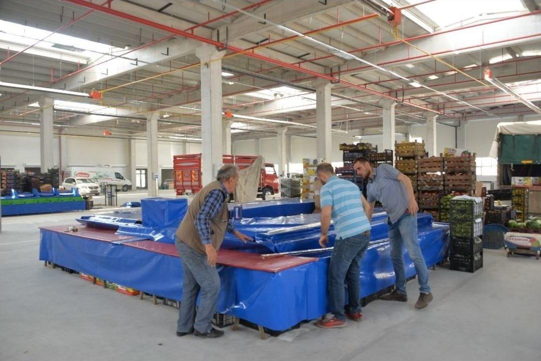 Pazar Esnafı Yeni Yerlerine Taşınmaya Başladı