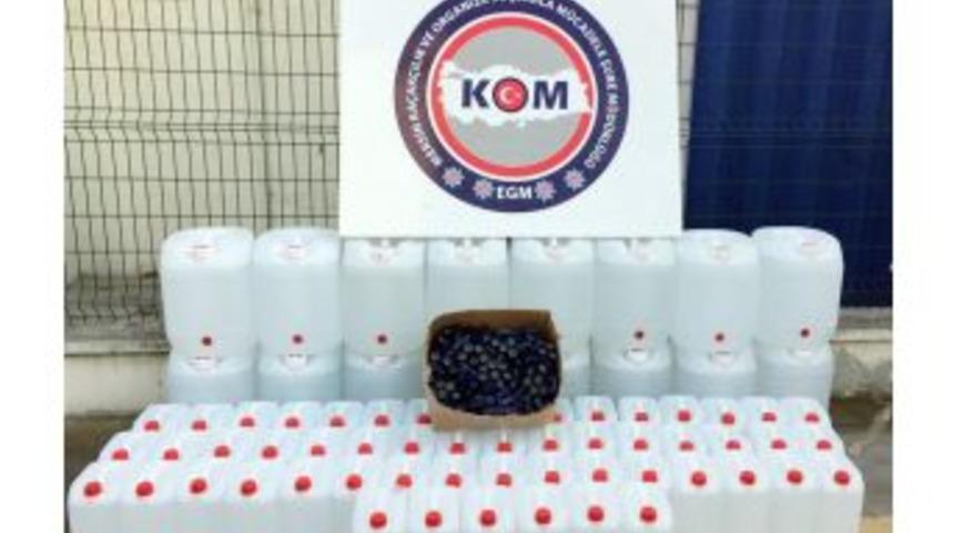 Mersin&rsquo;de 750 Litre Sahte İ&ccedil;ki Ele Ge&ccedil;irildi