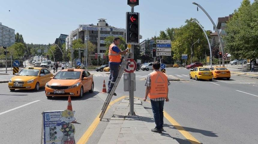 Başkent&rsquo;teki Sinyalizelere 24 Saat G&ouml;zetim