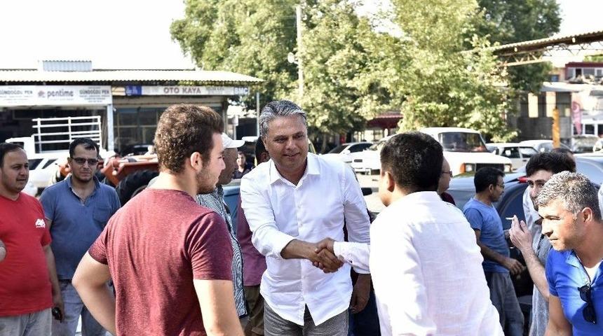 Uysal, Serik Sanayi Esnafı İle Buluştu