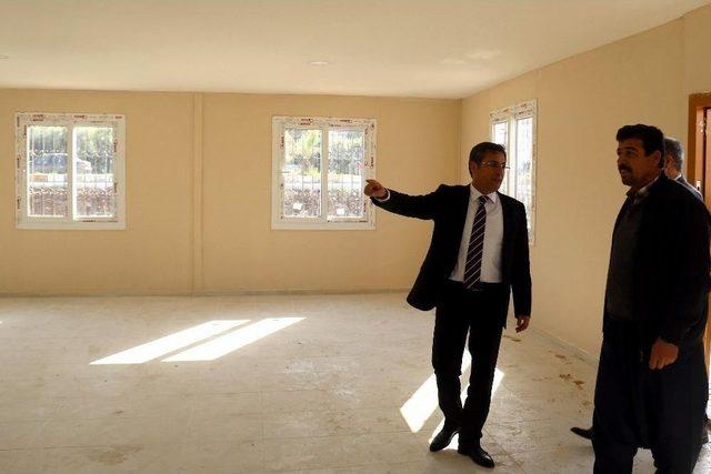 Başkan Pamuk, Mahalle Ve Taziye Evleri İnşaatını İnceledi