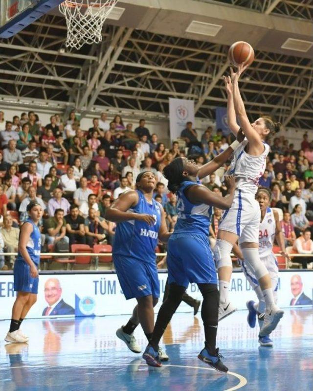 Kadınlar Basketbol Süper Ligi: Mersin Büyükşehir Belediyespor: 64 - Hatay Büyükşehir Belediyespor: 72