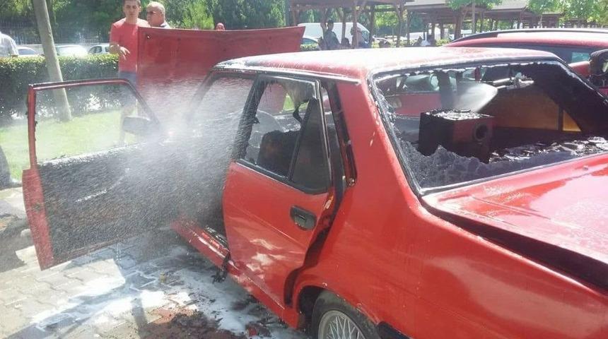 Park Halindeki Ara&ccedil; Yandı