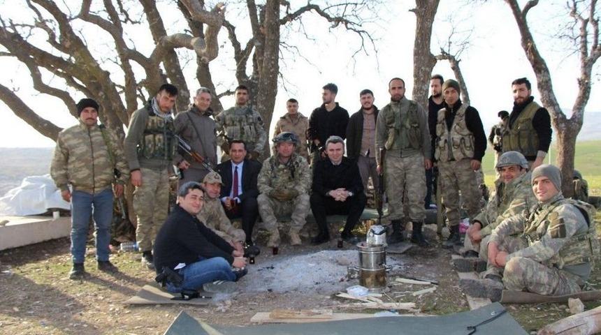 Kaymakam Yazıcı Mehmet&ccedil;ikleri Mevzilerinde Ziyaret Etti