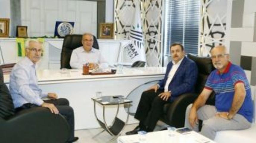 Alevi K&uuml;lt&uuml;r Dernekleri Genel Başkan Yardımcısı Kurt&rsquo;tan, Başkan Kutlu&rsquo;ya Ziyaret