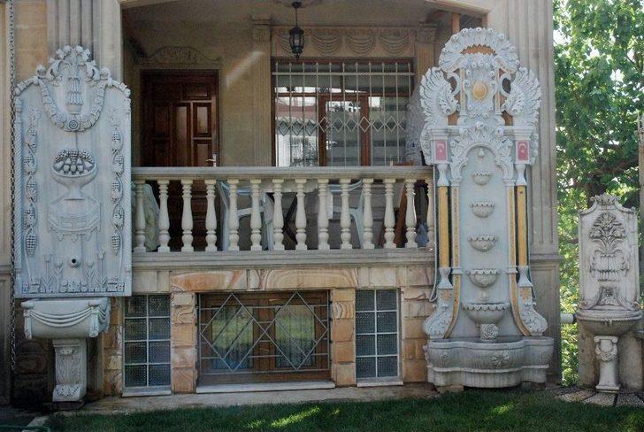 (özel) Mermere Nakış Gibi İşlediği Şadırvanı Taksim Camii’ne Bağışlıyor G1