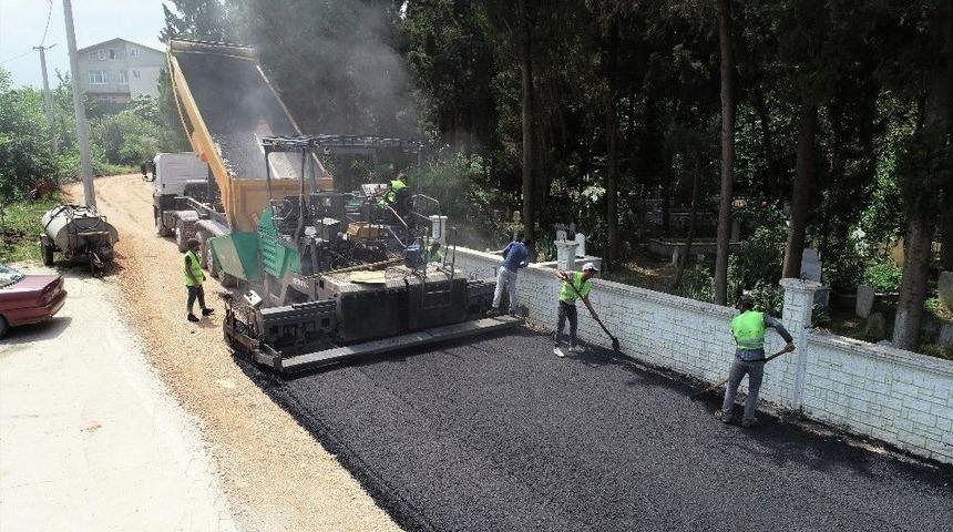 Başiskele’de Yol Yapım Çalışmaları Hız Kazandı