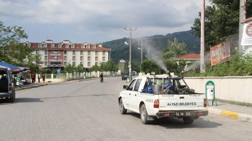 Akyazı&rsquo;da İla&ccedil;lama 6 G&uuml;n Yapılıyor