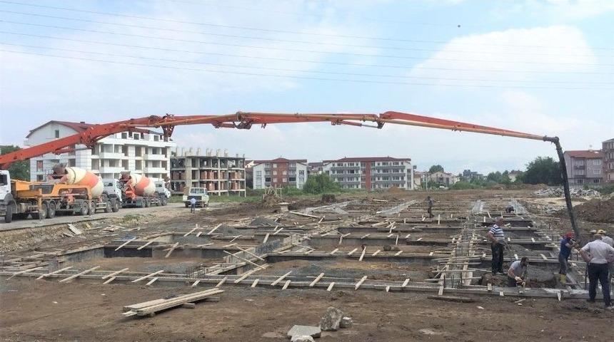 Barbaros Mahallesi Kapalı Semt Pazarının Temeli Atıldı