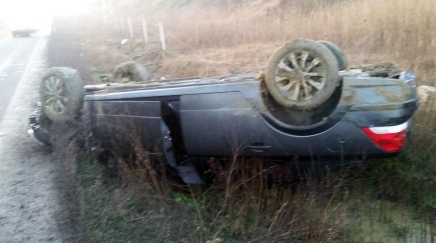 Otomobil Takla Attı: 1 Yaralı