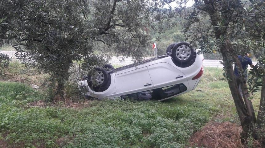Trafik Kazasını Burnu Bile Kanamadan Atlattı