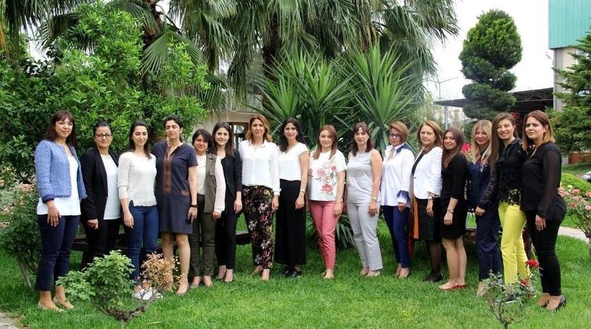 Aosb Kadın Sanayiciler Platformu &Uuml;yeleri, Kimteks Tekstil&rsquo;i Ziyaret Etti