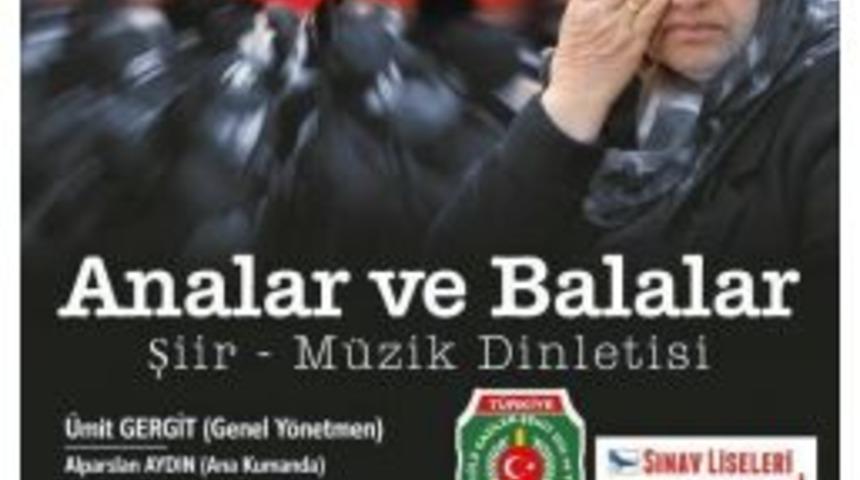 Erzurum&rsquo;da &ldquo;analar Ve Balalar&rdquo; İsimli Şiir Ve M&uuml;zik Dinletisi