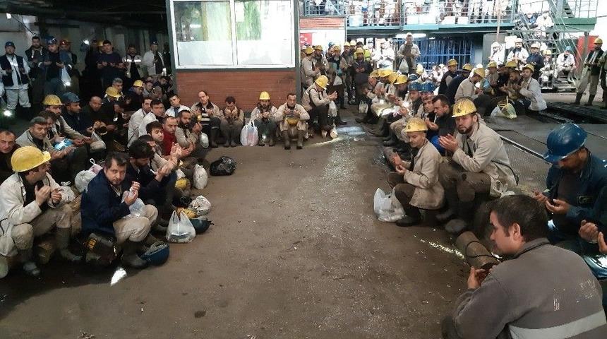 Üzülmez’de Madenci Kurban Kesti