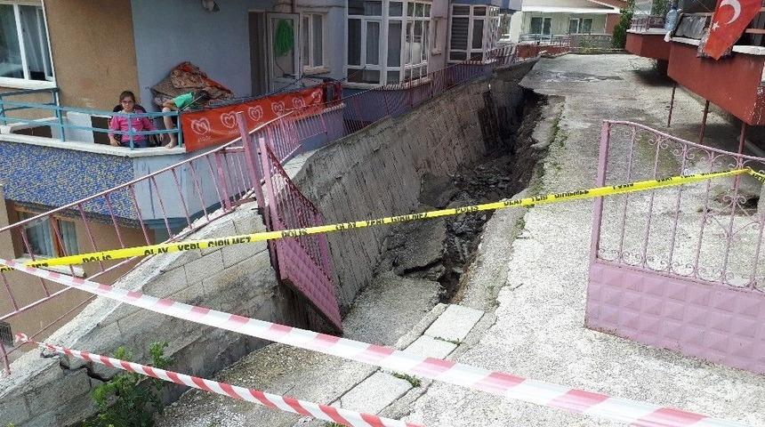 Ankara&rsquo;da İstinat Duvarı &Ccedil;&ouml;kt&uuml;