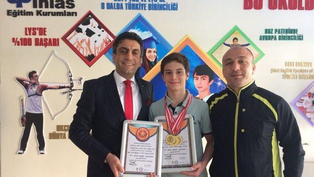 İhlas Koleji Öğrencisinden Rekorla Gelen Şampiyonluk