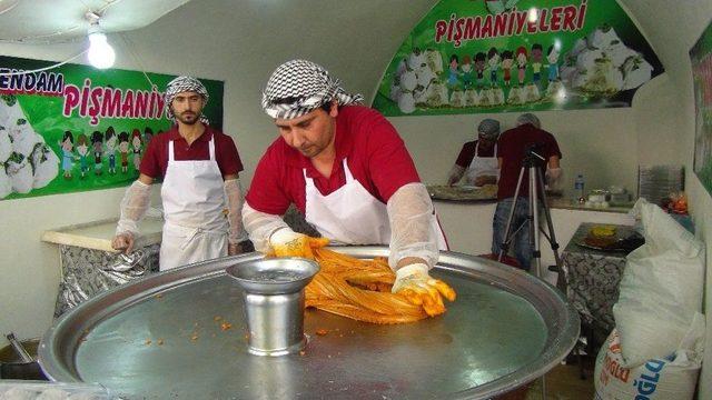 Şanlıurfa’da İsotlu Pişmaniye Üretiliyor