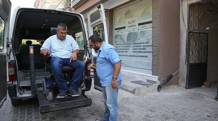 Buca&rsquo;da Yaşlı Ve Engellilere 24 Haziran Servisi