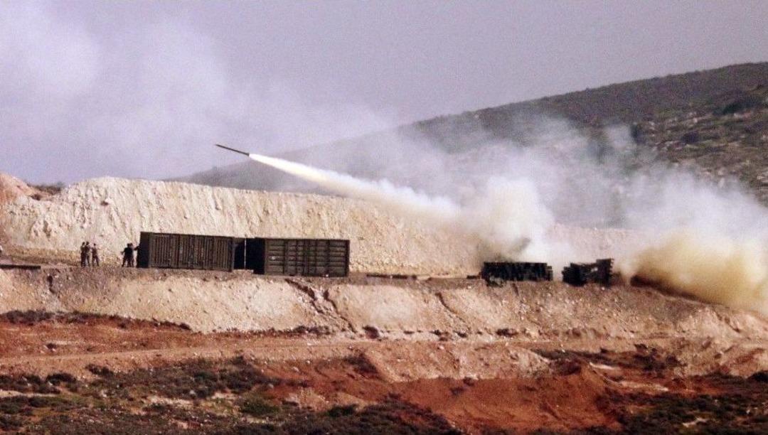 &Ccedil;ok Namlulu Roket Atarlardan Afrin&rsquo;e Yoğun Atış