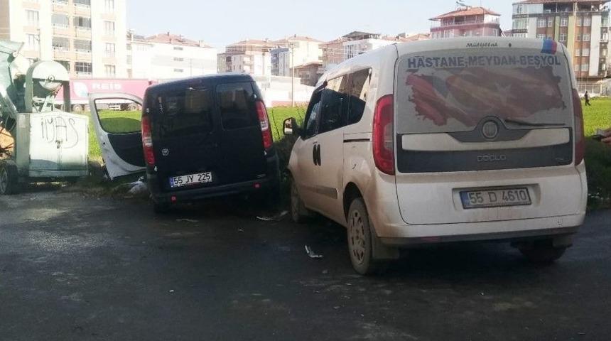 Bafra&rsquo;da Trafik Kazası: 1 Yaralı