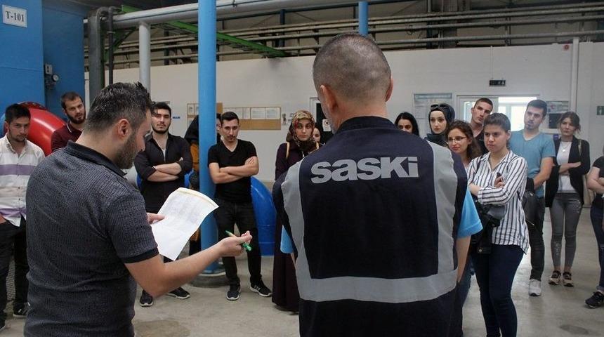 Staj Yapan &Ouml;ğrenciler Saski Tesislerini Ziyaret Etti