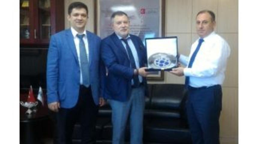 Rusya&rsquo;nın Trabzon Başkonsolosu&rsquo;ndan Dkib&rsquo;e Ziyaret