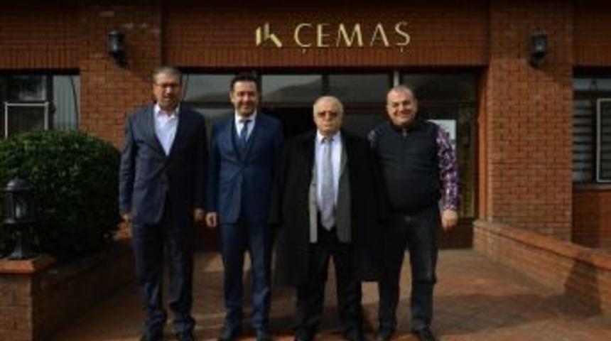 Vali Necati Şent&uuml;rk, &Ccedil;emaş D&ouml;k&uuml;m Fabrikasını Ziyaret Etti.