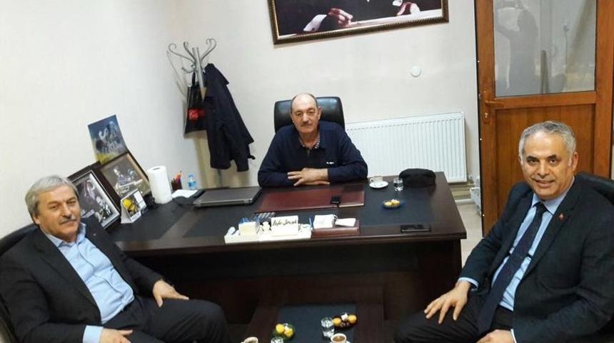 Başkan Şahin&rsquo;den Başkan Yaman&rsquo;a Ziyaret