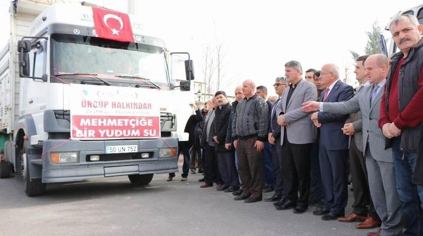 &Uuml;rg&uuml;p&rsquo;ten Afrin&rsquo;e 14 Ton Su G&ouml;nderildi