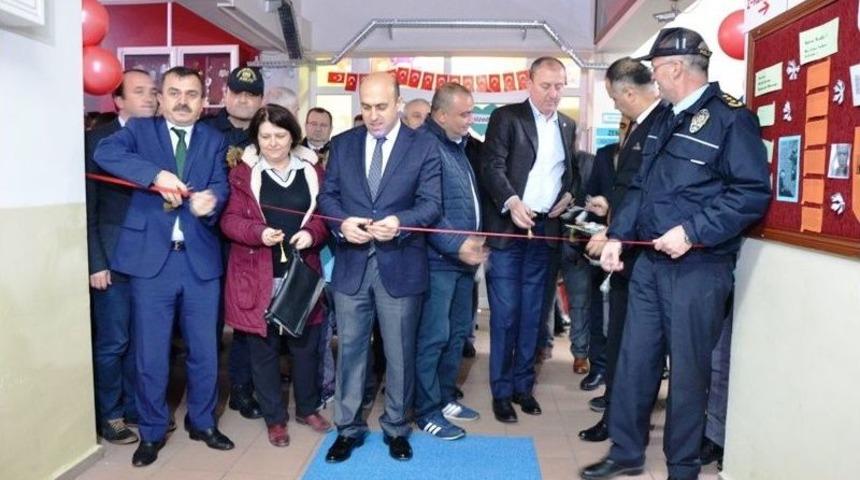 Şehit Polis Ercan Yaz Adına K&uuml;t&uuml;phane A&ccedil;ıldı