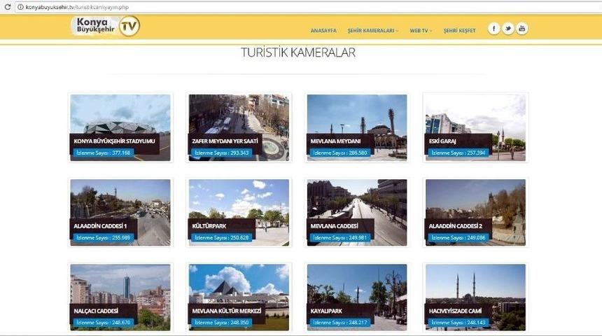 Konya B&uuml;y&uuml;kşehir&rsquo;in Canlı Yayın Kameralarına B&uuml;y&uuml;k İlgi