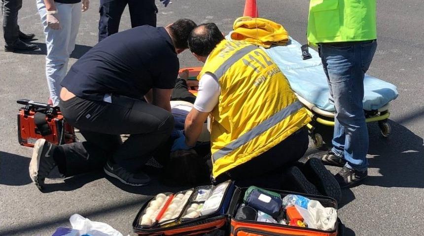 Yolun Karşısına Ge&ccedil;erken Canından Oldu