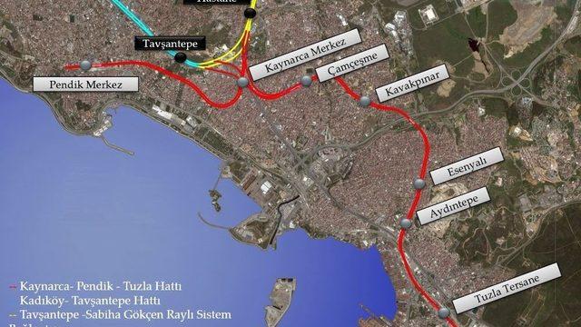 Pendik-tuzla Metrosu Tam Gaz İlerliyor