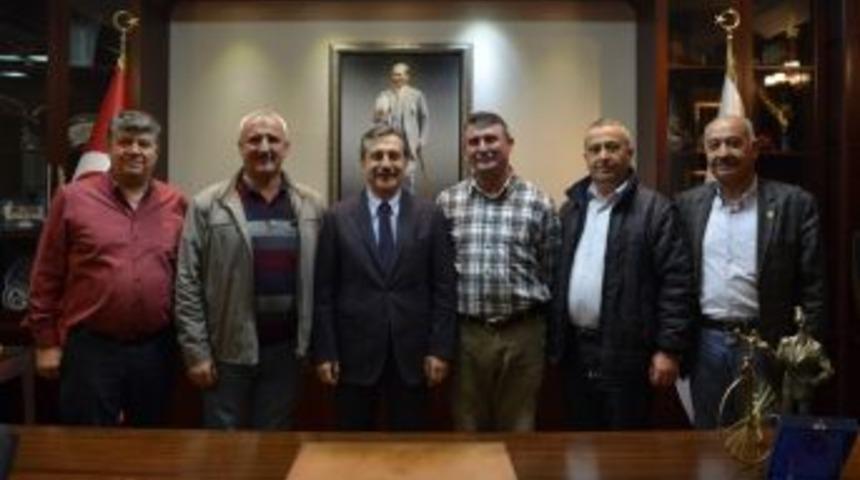 Chp Alpu İl&ccedil;e Teşkilatından Başkan Ata&ccedil;&rsquo;a Ziyaret