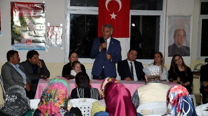 Başkan G&uuml;naydın Partisinin Se&ccedil;im &Ccedil;alışmasında