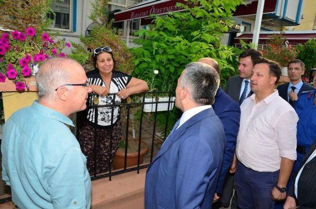 Vali Bilgin, Babaeski’de Vatandaşlarla Buluştu