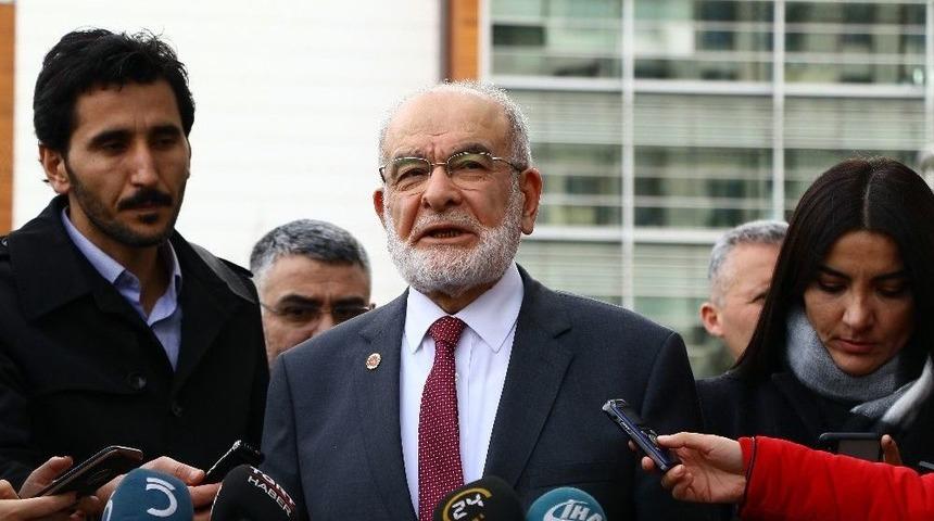 Karamollaoğlu, "son Gelişmelerle İlgili Bir Fikir Teatisinde Bulunduk"